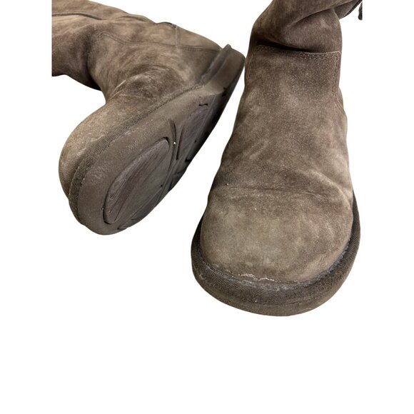 UGG Australia Size 8 “1895 Retro” Cargo Tall Zip Brown Boots Womens shearling - Picture 9 of 16